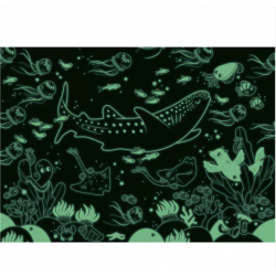 PUZZLE PHOSPHORESCENT SOUS LA MER