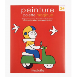 PEINTURE PALETTE MAGIQUE LES POPIPOP