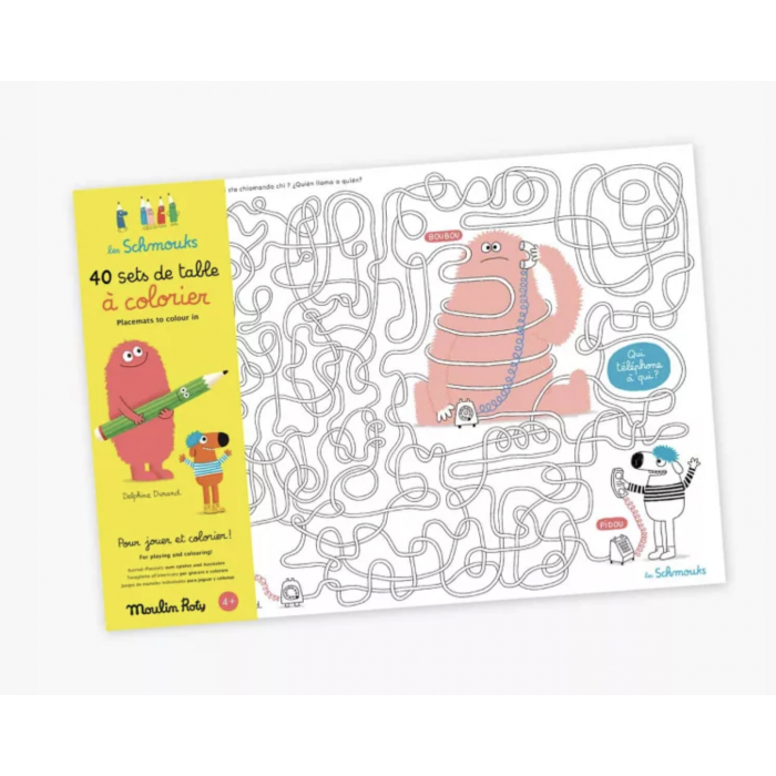 40 SETS TABLE A` COLORIER LES SCHMOUKS 40 SETS TABLE A` COLORIER LES SCHMOUKS