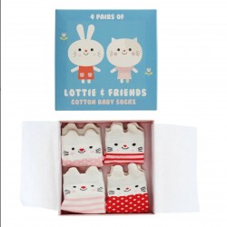 Chaussettes bébé - Coffret 4 paires