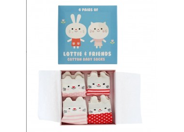 Chaussettes bébé - Coffret 4 paires