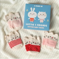 Chaussettes bébé - Coffret 4 paires