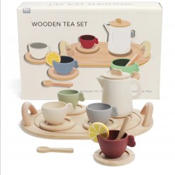Coffret service à thé en bois | Rex London