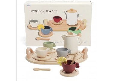 Coffret service à thé en bois | Rex London
