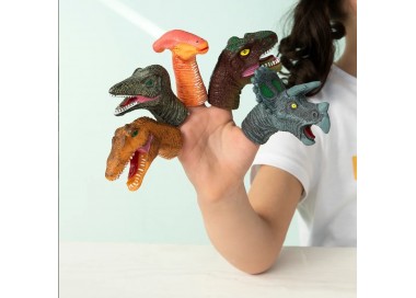 Marionnettes à doigt animaux (lot de 5) | Rex London