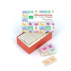 Dominos en bois réversibles - Fruits et légumes | Vilac