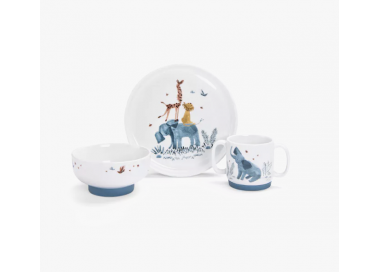 SET VAISSELLE PORCELAINE SOUS MON BAOBAB