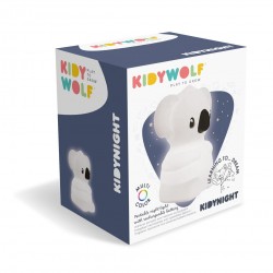 veilleuse animal silicone blanc kidynight
