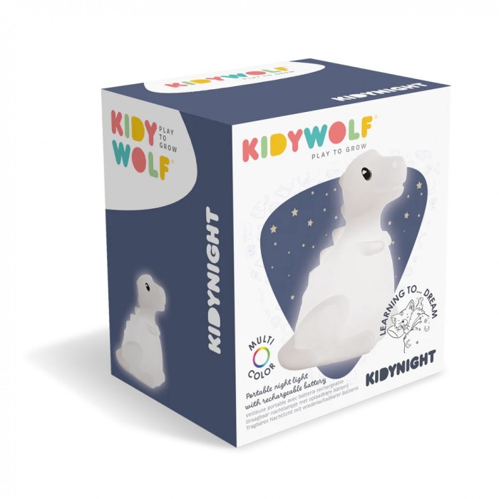 veilleuse animal silicone blanc kidynight
