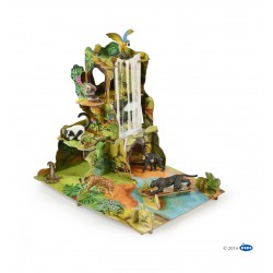 paysage jungle papo
