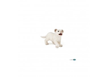 figurine lionceau blanc papo