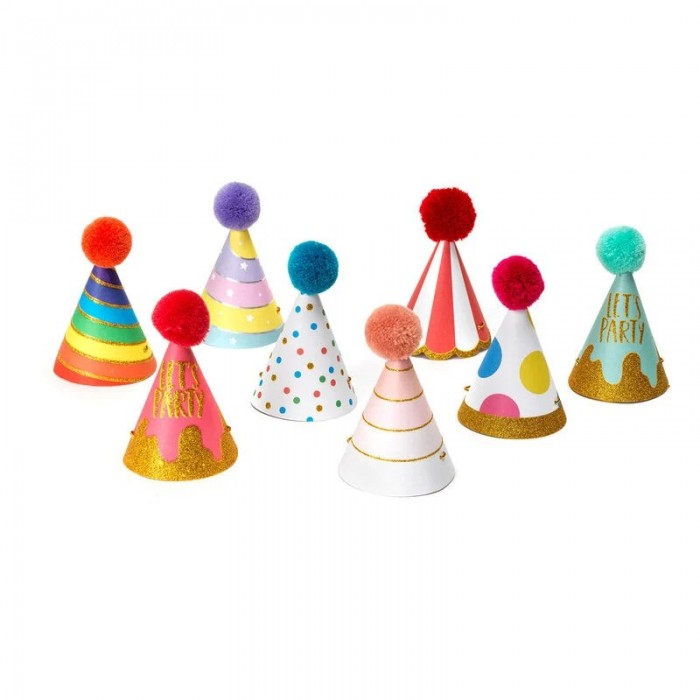 SET DE 8 CHAPEAUX FESTIFS SET DE 8 CHAPEAUX FESTIFS