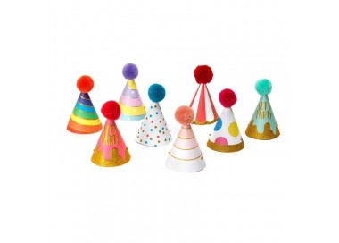 SET DE 8 CHAPEAUX FESTIFS