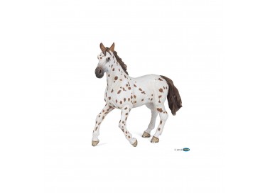 figurine jument appaloosa brune papo