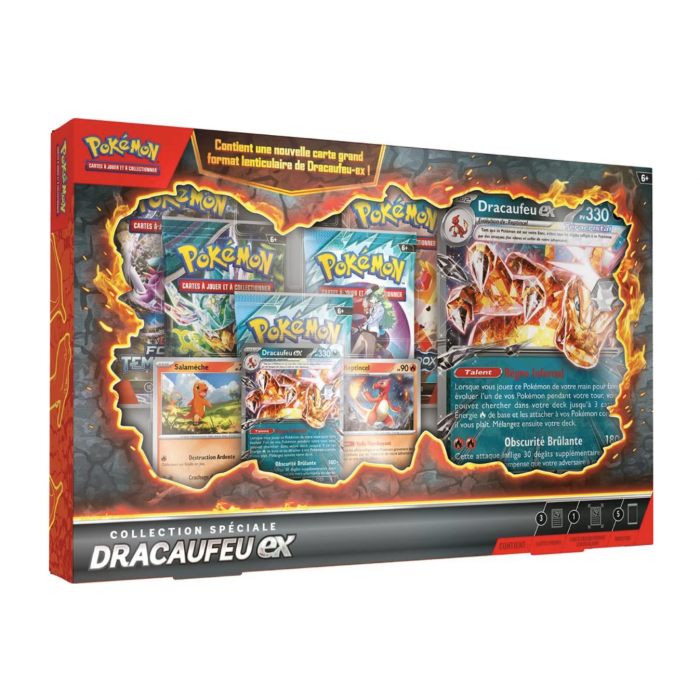 Pokémon : Coffret Collection spéciale Dracaufeu-ex