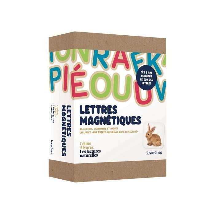 Coffret lettres magnétiques, Lectures naturelles de Céline Alvarez