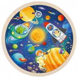 puzzle univers rond 57p 4+