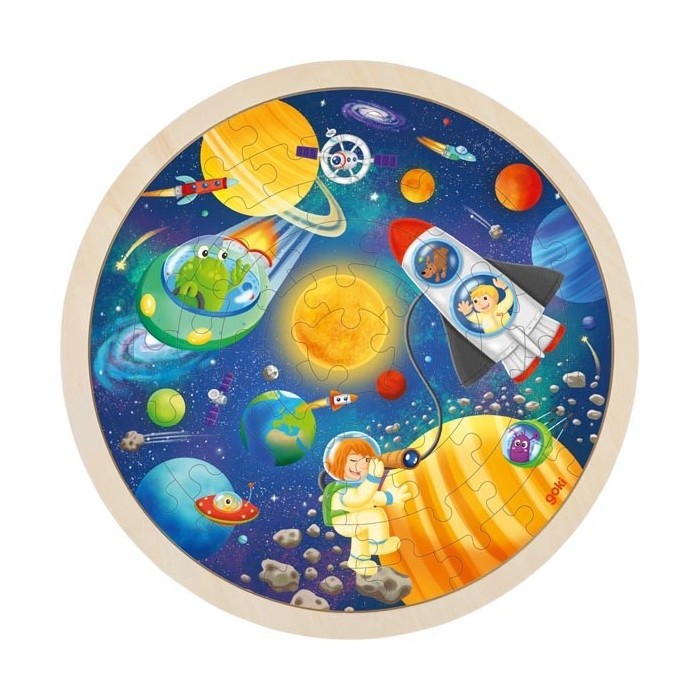 puzzle univers rond 57p 4+