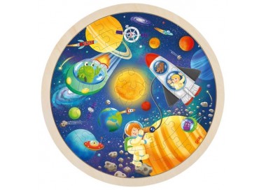 puzzle univers rond 57p 4+