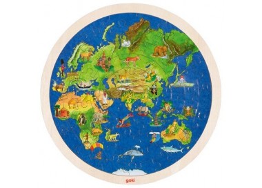 puzzle globe terrestre