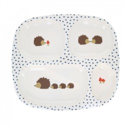 assiette a compartiments herisson