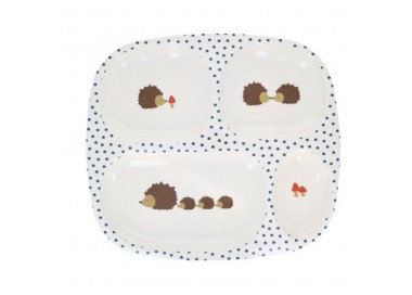 assiette a compartiments herisson