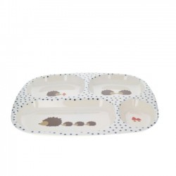 assiette a compartiments herisson