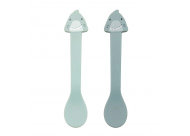 cuillere silicone 2pack requin