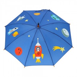 parapluie en bois cosmonaute