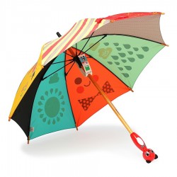 parapluie en bois chat