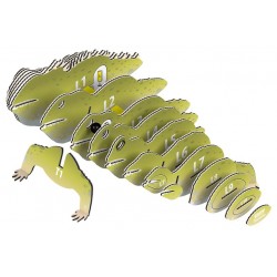 3D ANIMAL SAUVAGE  TUATARA EN CARTON