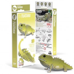 3D ANIMAL SAUVAGE  TUATARA EN CARTON