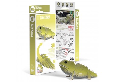 3D ANIMAL SAUVAGE  TUATARA EN CARTON