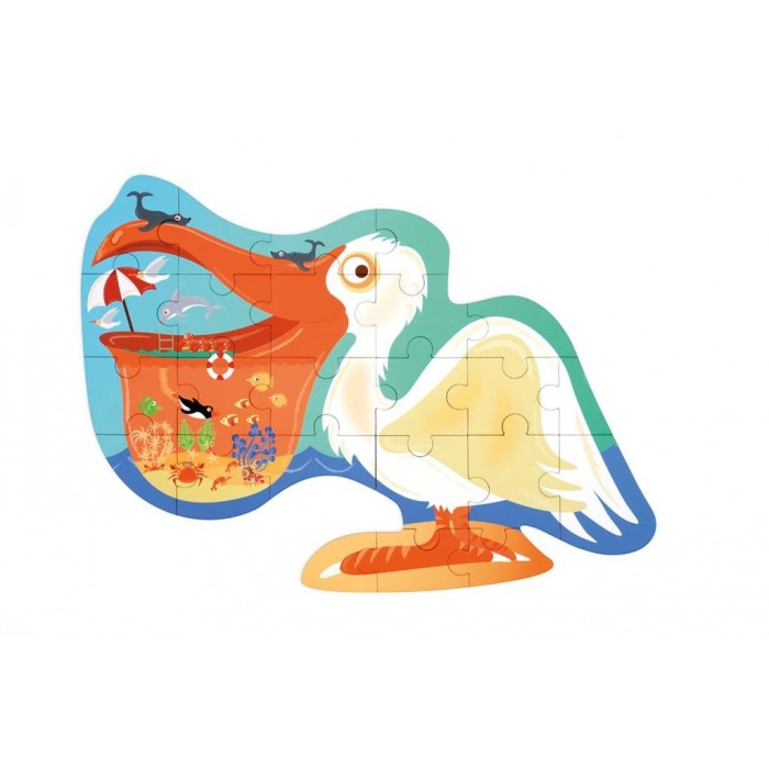 PUZZLE PELICAN 24PCS, BOI^TE FORME