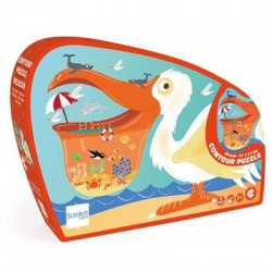 PUZZLE PELICAN 24PCS, BOI^TE FORME