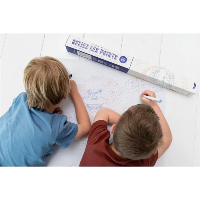 AFFICHE XL: RELIEZ LES POINTS 65X100CM