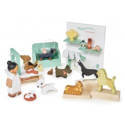 SALON DE BEAUTE´ POUR CHIENS EN BOIS