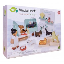 SALON DE BEAUTE´ POUR CHIENS EN BOIS