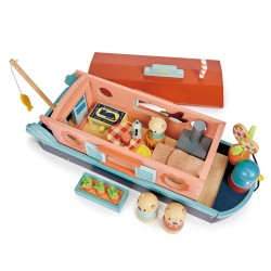 PE´NICHE FAMILLE LOUTRE, EN BOIS