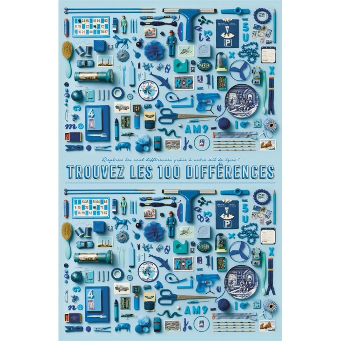 AFFICHE XL, 100 DIFFE´RENCES 65X100CM