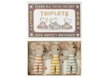TRIPLES, BEBES SOURIS DANS LEUR BOITE MAILEG