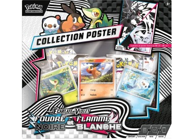 pokémon coffret poster foudre noire flamme blanche
