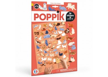 POSTER GEANT + STICKERS  CHATS