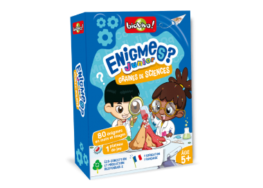 ENIGMES JUNIOR  GRAINES DE SCIENCES