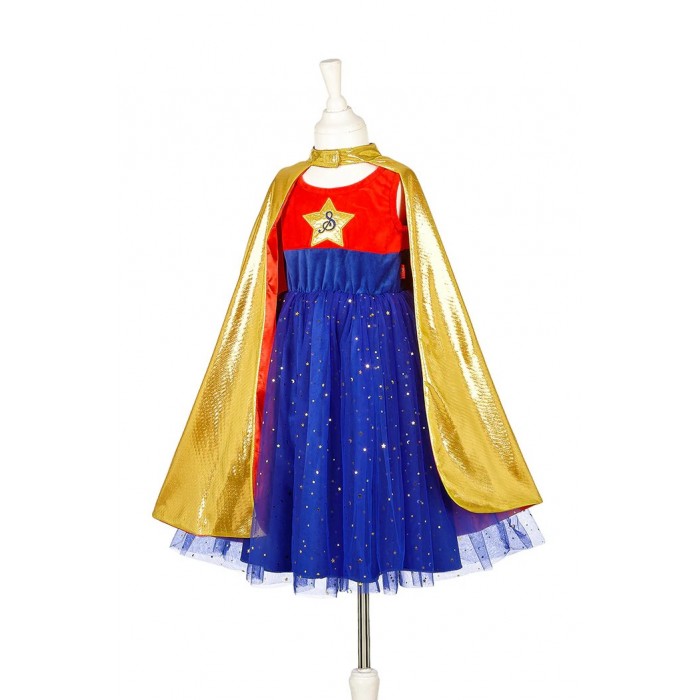 SUPER HERO GIRL ROBE ET CAPE