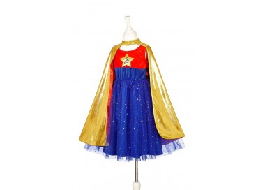 SUPER HERO GIRL ROBE ET CAPE