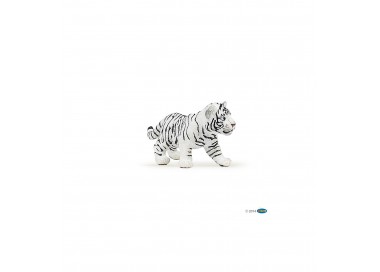 figurine bébé tigre blanc papo