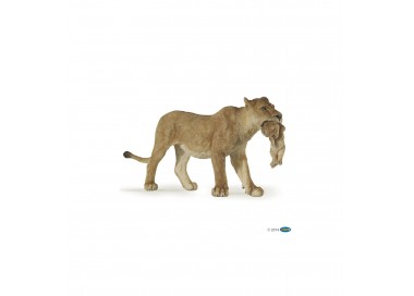 figurine lionne avec lionceau papo