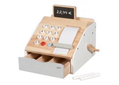 Caisse enregistreuse en bois avec effet sonore | Goki
