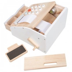 Caisse enregistreuse en bois avec effet sonore | Goki